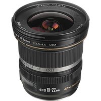 Canon EF-S 10-22mm f/3.5-4.5 USM Black Lens Used
