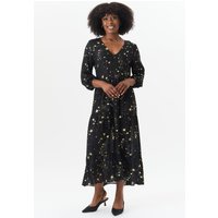 Black Star Smock Maxi Dress