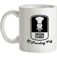 Iron Chef Of Pounding Vag mug.