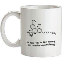 In case you're too stoned it's tetrahydrocannabinol mug.