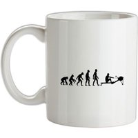 Evolution of Man Rowing Machine mug.