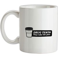 Drug Tests They Take The Piss mug.