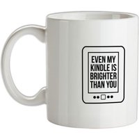 even my kindle is brighter than you mug.