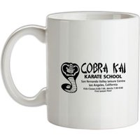 Cobra Kai Karate School mug.