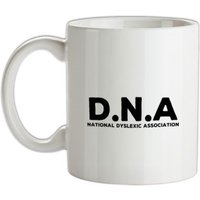 D.N.A National Dyslexic Association mug.