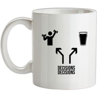 Decisions Decisions mug.