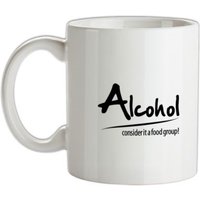 Alcohol - consider it a food group mug.