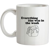 Everything else was in the wash mug.