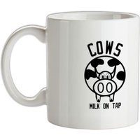 Cows Milk on Tap mug.