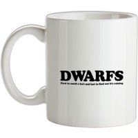 Dwarfs first to smell a fart and last to find out it's raining mug.