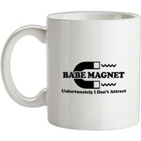 Babe Magnet Unfortunately I Don't Attract mug.