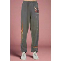 Lauren Moshi Tanzy ZZ Top Eliminator Joggers Size: XS Colour: Grey