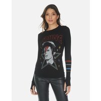 Lauren Moshi McKinley Bowie 1973 Tour Top Size: M Colour: Black