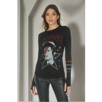 Lauren Moshi McKinley Bowie 1973 Tour Top Size: XL Colour: Black