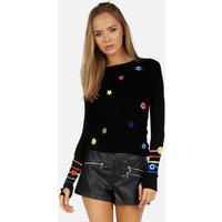 Lauren Moshi McKinley X Elements Rainbow Thermal Top Size: M Colour: Black