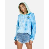 Lauren Moshi Lila World Peace Lips Hoodie as seen on Julianne Hough Size: XS Colour: Blue