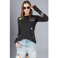 Lauren Moshi Mckinley Neon Signs Thermal Top Size: XL Colour: Black