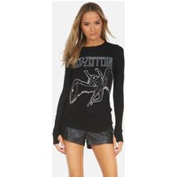 Lauren Moshi McKinley X Led Zeppelin Outline Thermal Top Size: L Colour: Black