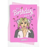 Yeah Bunny! Britney Birthday Card Colour: Pink