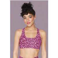 Spiritual Gangster Studio Eco Jersey Sports Bra Size: S Colour: Red