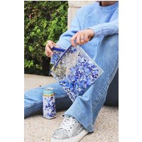 Packed Party Spirit Squad True Blue Confetti Everything Pouch Colour: Blue