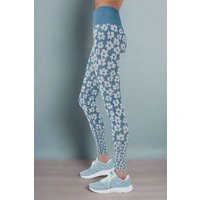 Spiritual Gangster Love Sculpt Jacquard Leggings as seen on Whitney Port Size: XS/S Colour: Blue
