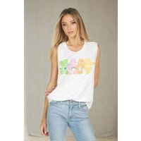 Lauren Moshi Kel X Care Bears Tank Top Size: S Colour: White