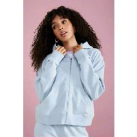 Samii Ryan Baby Zip Up Hoodie Colour: Blue Size: M