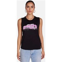 Lauren Moshi Kel X Barbie Convertible Tank Top Size: L Colour: Black