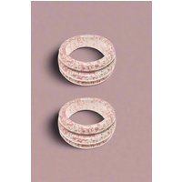 Sofia Richie x 8 Other Reasons Pink Ring Set Colour: Pink Size: One Size
