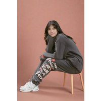The Mayfair Group Your Younger Self Charcoal Sweatpants Size: M/L Colour: Charcoal