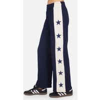 Lauren Moshi Tawny Stars Wide Leg Pants Size: XS Colour: Blue