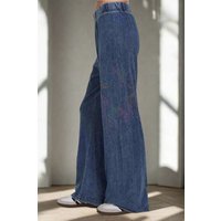 Lauren Moshi Martina Neon Stud Starburst Trousers Size: M Colour: Blue