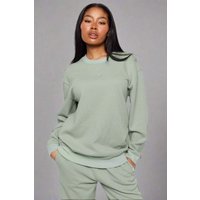 Samii Ryan Smiley® Thermal Crewneck Colour: Olive Size: L