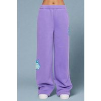 Samii Ryan Good Day SmileyWorld Sweatpants Colour: Purple Size: S