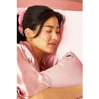 Hello Kitty x Kitsch Satin Pillowcase - Solid Pink Hello Kitty Face Colour: Pink