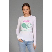 Lauren Moshi McKinley Barbie Pickleball Top Size: XL Colour: White