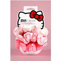 Hello Kitty x Kitsch Recycled Fabric Puffy Scrunchies 3pc Set Colour: Red