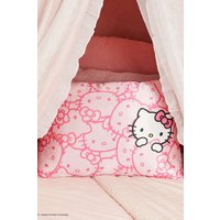 Hello Kitty x Kitsch Satin Pillowcase - Pink Hello Kitty Faces Colour: Pink