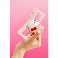 Hello Kitty x Kitsch Recycled Plastic Jumbo Open Shape Claw Clip 1pc - Hello Kitty Face Colour: Red