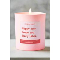 Mischief Candles New Home Gift Funny New Home Gift Soy Wax Candle New Home Fancy Bitch Colour: Pink Scent: Midnight Queen