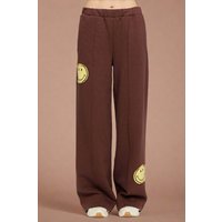 Samii Ryan Smiley® Straight Leg Jogger Pants Size: L Colour: Brown