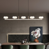 Aluminum Acrylic Chandelier with Three-Colour Changing