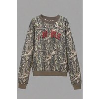 Boys Lie 1-800 Manhunt Kara Crewneck Sweater Colour: Brown Size: M/L