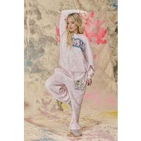 Boys Lie Let Love Guide My Way Kimmy Jogger Pant Colour: Pink Size: S