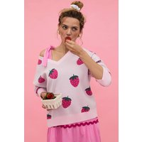 Beach Riot Joey Strawberry Sweatshirt Colour: Pink Size: L