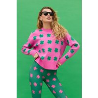 Beach Riot Callie Sweater Colour: Pink Size: S