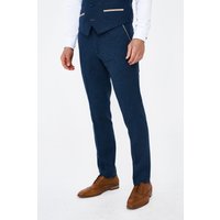 Marc Dracy Dion Blue Tweed Trousers