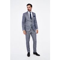 Marc Darcy Jerry Grey Check Three piece Suit