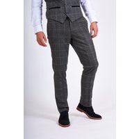 Marc Darcy Scott Grey Tweed Trousers